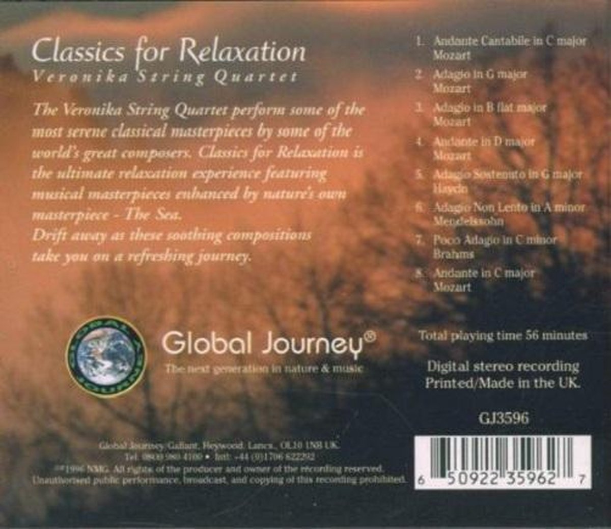 1-CD Various - CLASSICS FOR RELAXATION