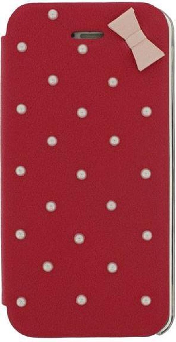 Mjoy Booklet Lucy - iphone 5/5s Rood/roze