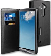 LG G4 Wallet Stand Case with 3 cardslots - Zwart