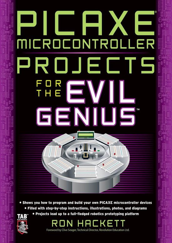 Picaxe Microcontroller Projects for the Evil Genius - cover