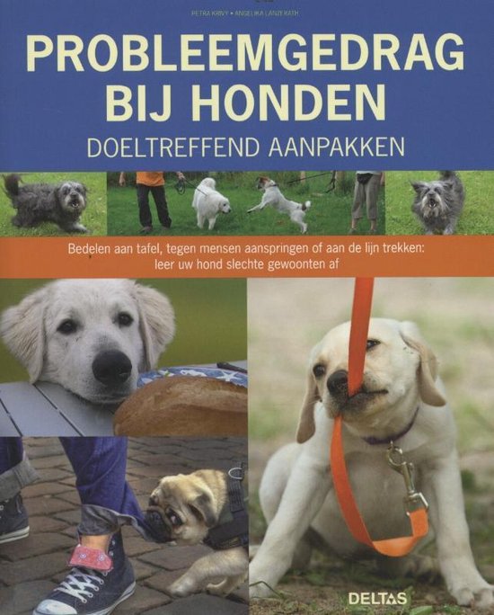 Boek met op de cover een collage van honden, een pug en een labrador.
