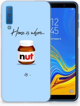 TPU Siliconen Case Back Cover Geschikt voor Samsung A7 (2018) Nut Home