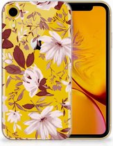 TPU-siliconen Hoesje Geschikt voor iPhone Xr Watercolor Flowers