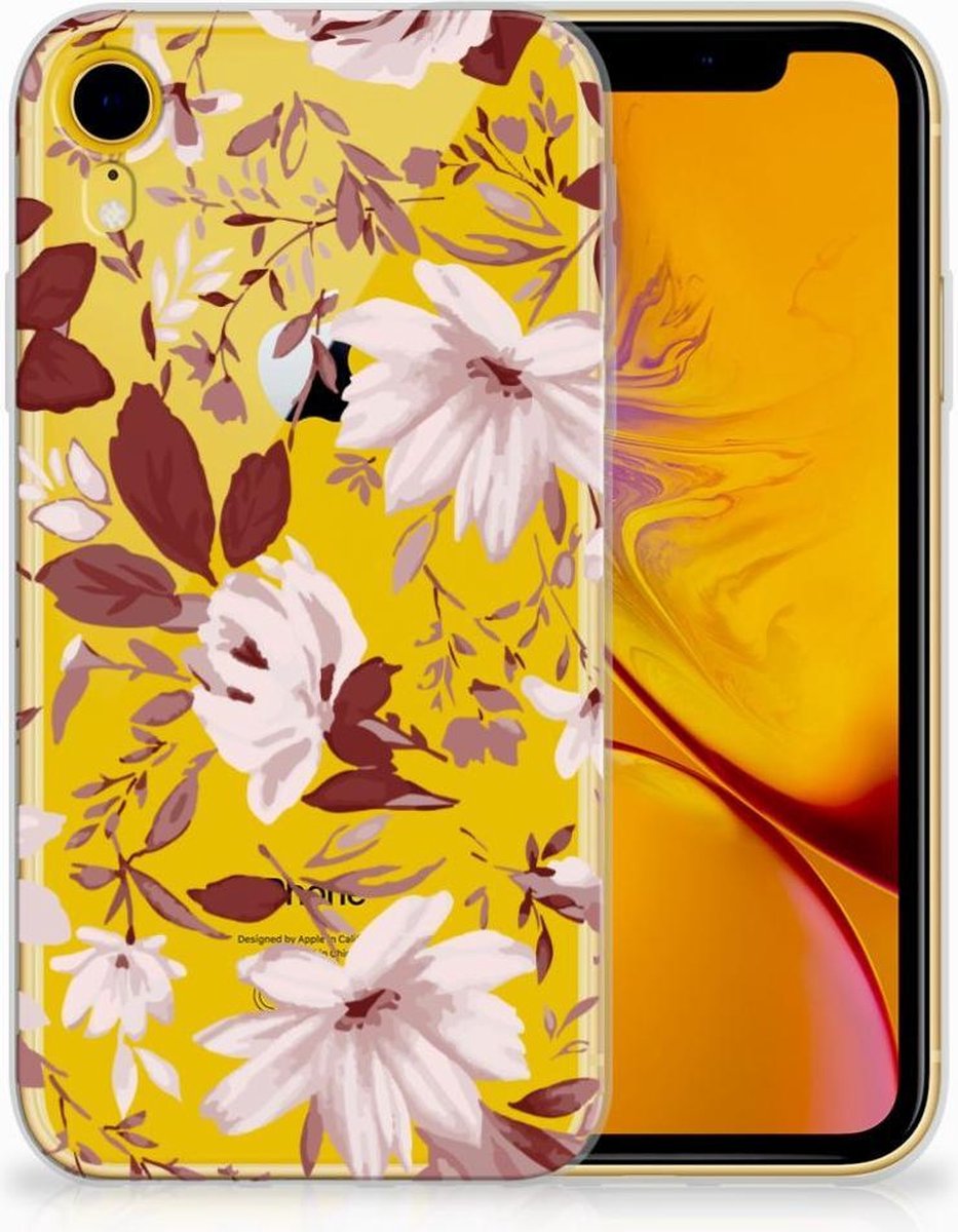 Hoesje maken Apple iPhone Xr Watercolor Flowers