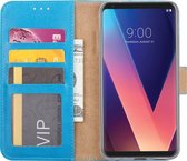 Ntech - LG V30 / LG V30S Portemonnee hoesje / booktype case Blauw