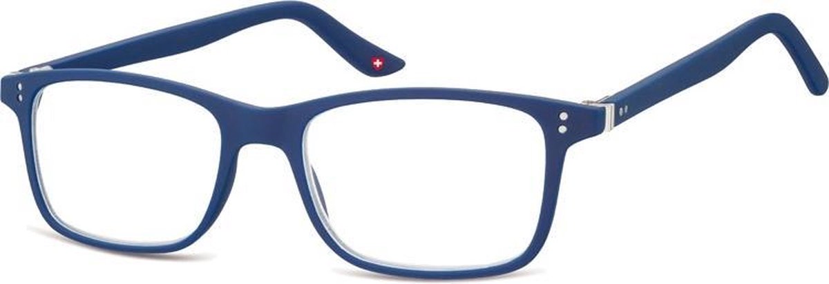 Montana Leesbril Mr72b Unisex Rechthoekig Blauw Sterkte +1.00