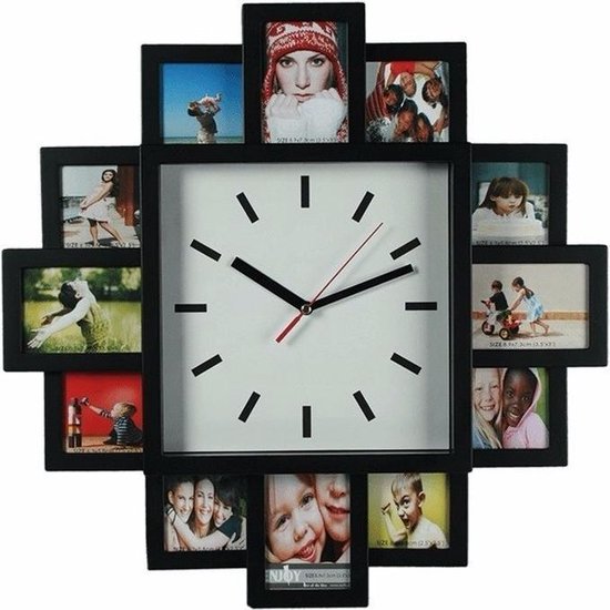 12 foto - fotoklok - klok voor foto's | bol.com