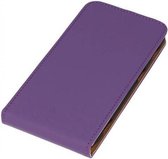 Classic Flip Hoes voor Galaxy S4 mini i9190 Paars