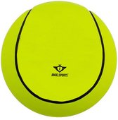 Tennisbal - soft foam - 12,5 cm dia, in net met headercard, kleur geel