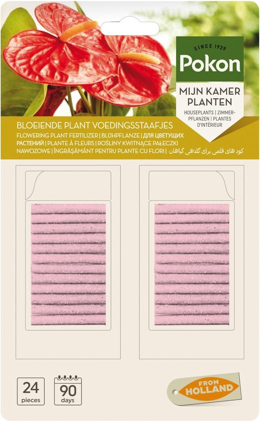 Pokon Bloeiende Planten Voedingsstaafjes - 24st - Plantenvoeding - Meststofstaafjes