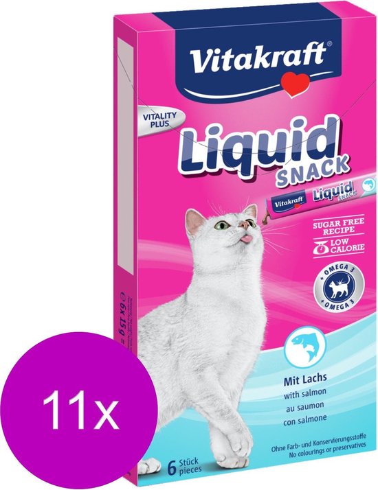 Vitakraft Cat Yums 40 g - Kattensnack - 9 x Kip&Kattenkruid