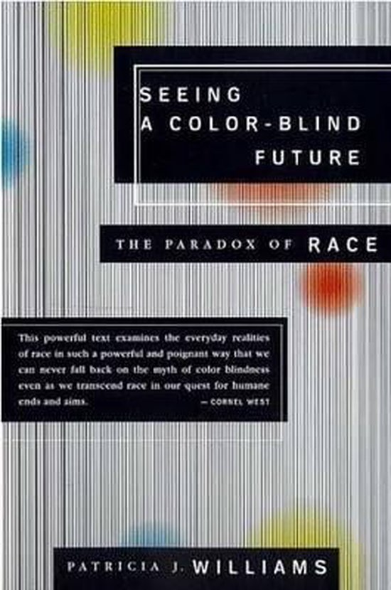 Seeing a ColorBlind Future, Patricia J Williams 9780374525330 Boeken