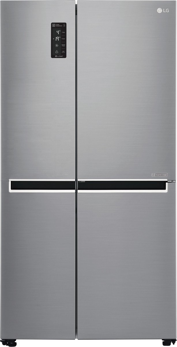 LG GSB760PZXV Amerikaanse Koelkast - Zilver met 642L inhoud | Total NoFrost | Moist Balance Crisper | Inverter Linear Compressor