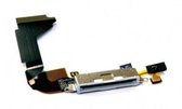 Laad Connector/Microfoon Flex Kabel - Telefoon Reparatie Onderdeel - Geschikt voor iPhone 4G - Wit