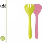 Zak!Designs Sorbet - Saladebestek - Twotone Wave - 26 cm - Paars / Licht Blauw