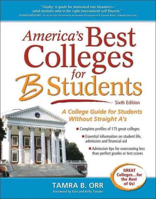 America's Best Colleges for B Students - cover