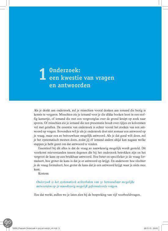 Onderzoek in zorg en welzijn