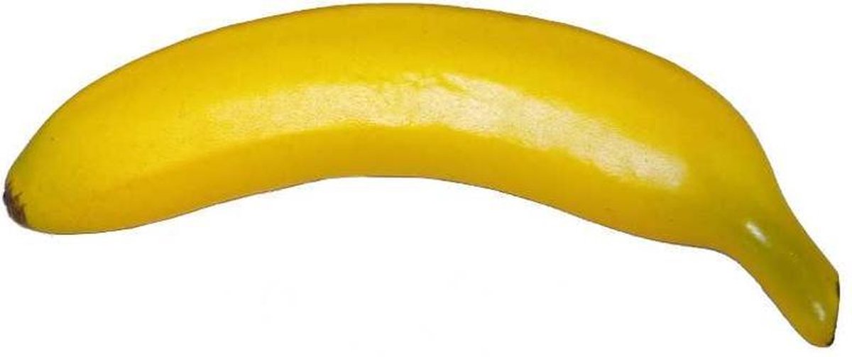 Namaak banaan 2 stuks - Lengte 18 cm - kunststof / decoratie bananen | bol.com