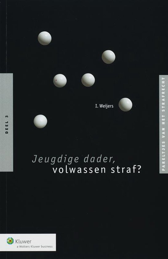 Cover van het boek 'Jeugdige dader, volwassen straf ? / druk 1' van Ido Weijers