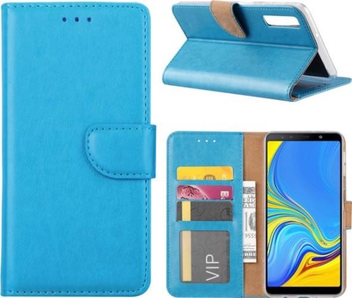 Bookcase Apple Iphone 8 + glasfolie t.w.v €6.95