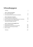Pagina met inhoudsopgave van het werkboek.