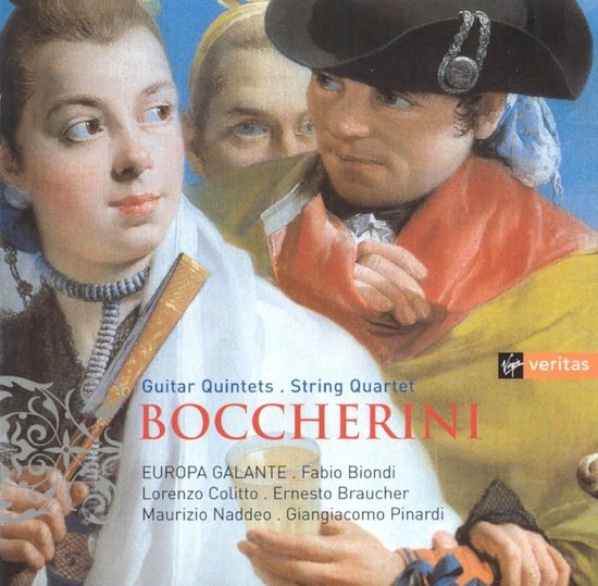 Boek van Boccherini, Europa Galante. Gitaar en strijkkwartetten.