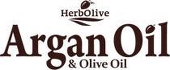 Logo: HerbOlive Argan Olie & Olijfolie.