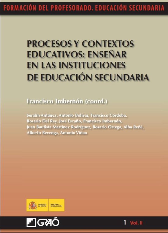 FORMACION PROFESORADO-E.SECUN 12 - Procesos y contextos educ ... - cover