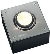in-lite Padverlichting Fish EYE 100x100 ww Integrated 12V/1,5W LED RVS 100x100mm Warm White