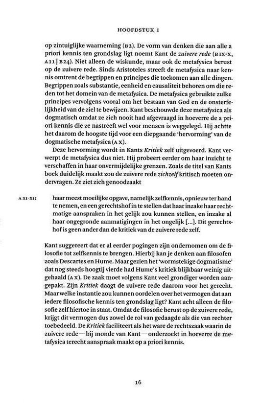 Tekstpagina met 16 op de onderkant. Hoofdstuk 1.
