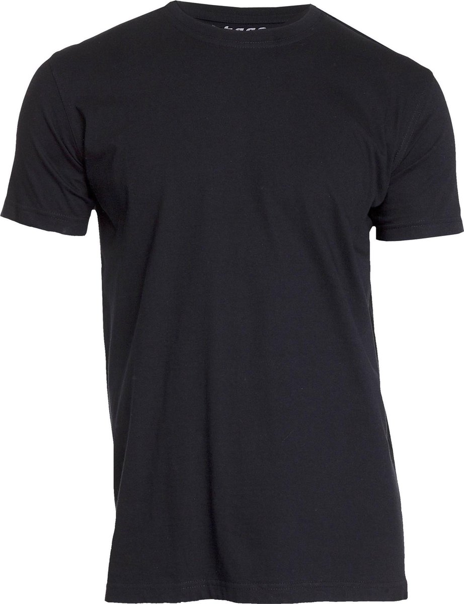 Garage 101 - Classic Fit 2-pack T-shirt ronde hals korte mouw zwart L 100% katoen