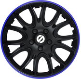 Sparco Wieldoppen 13 inch Veneto Zwart/Blauw - ABS