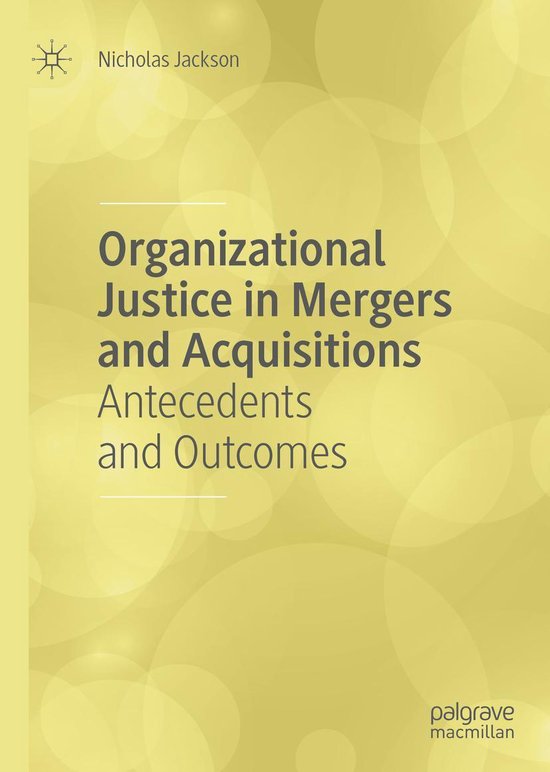 Business and Management (R0) - Organizational Justice in Mer ... - cover