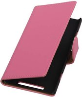 Bookstyle Wallet Case Hoesjes Geschikt voor Nokia Lumia 830 Roze