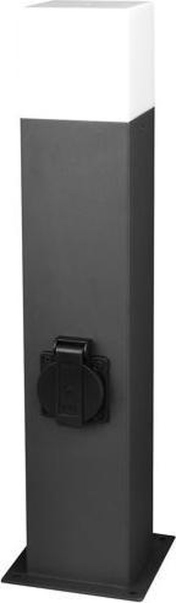 Tuin Lamp Staand Pilaar New York - E27 - 65cm - stopcontact