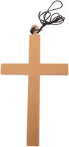 Ketting met groot kruis 23 cm