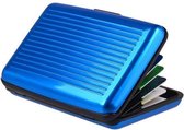 RFID Creditkaarthouder - Pasjeshouder - Aluminium  Portemonnee - Pasjes Wallet - Blauw - Creditcard Case – Visitiekaarthouder