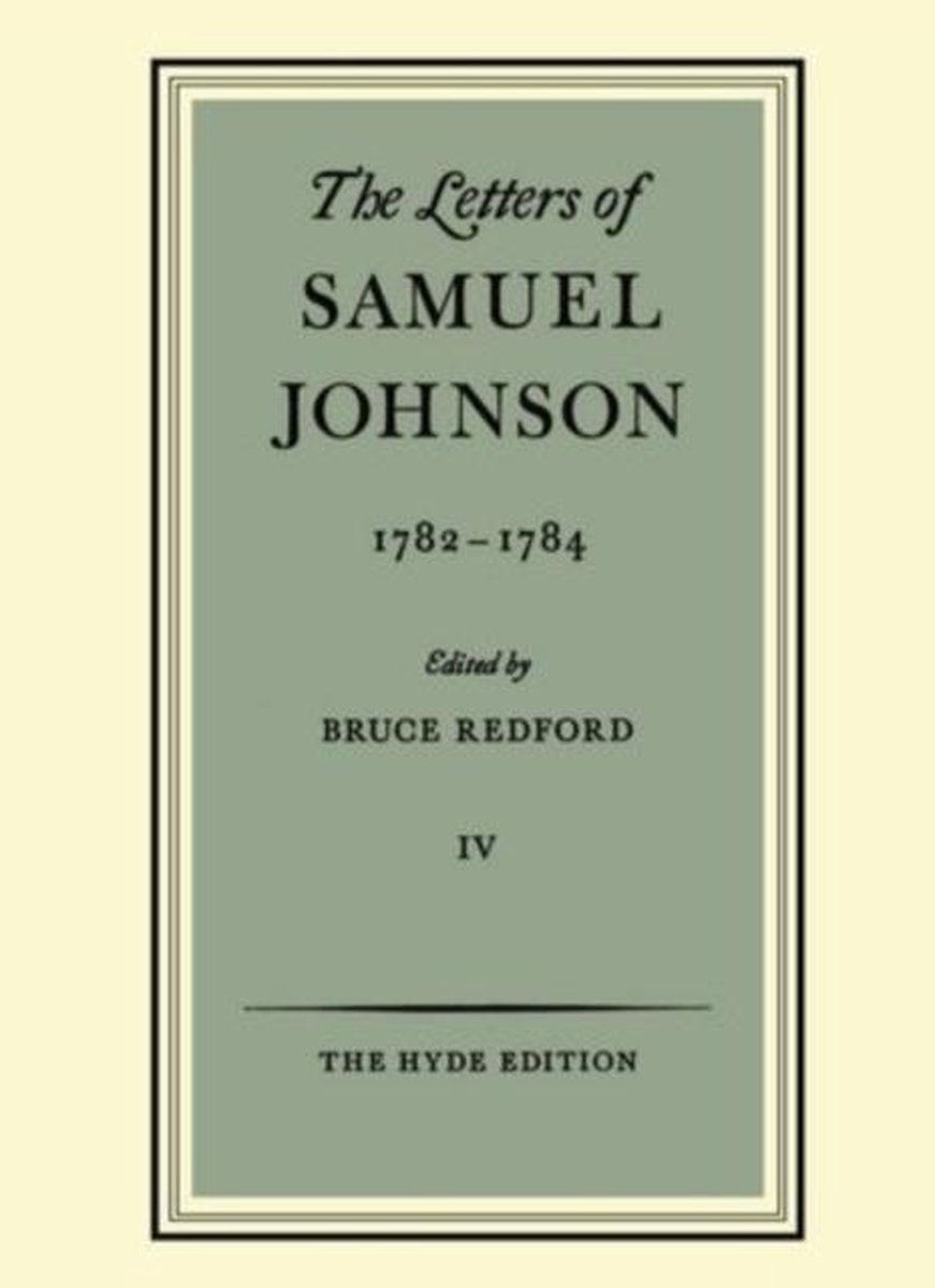 bol.com | The Letters of Samuel Johnson: Volume IV, Samuel Johnson ...