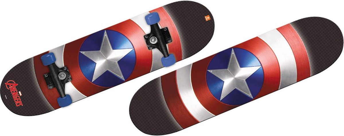 Marvel Captain America Skateboard - Skateboard voor Jongens en meisjes