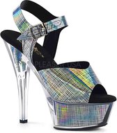 Pleaser Plateau Laarzen -39 Shoes- KISS-1023 US 9 Transparant