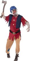 Zombie Kostuum | Volwassen Zombie Dwerg Kabouter Kostuum Man | Large | Halloween | Verkleedkleding