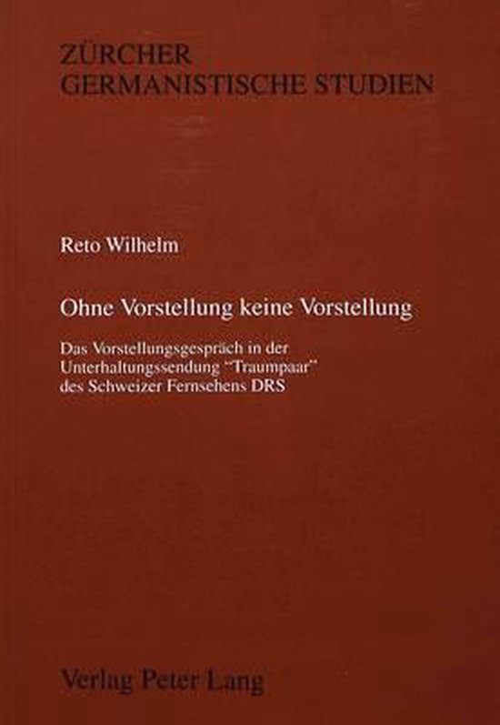 Ohne Vorstellung keine Vorstellung - cover
