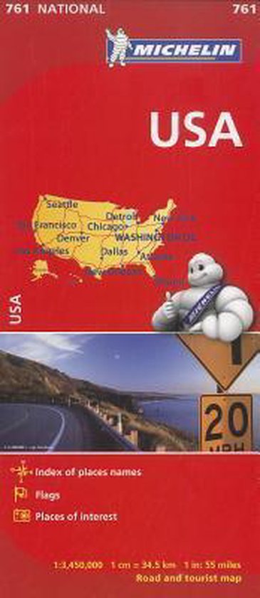Michelin Usa Road Map - cover