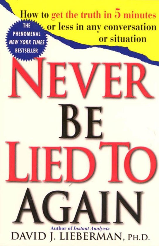 Never Be Lied To Again - cover
