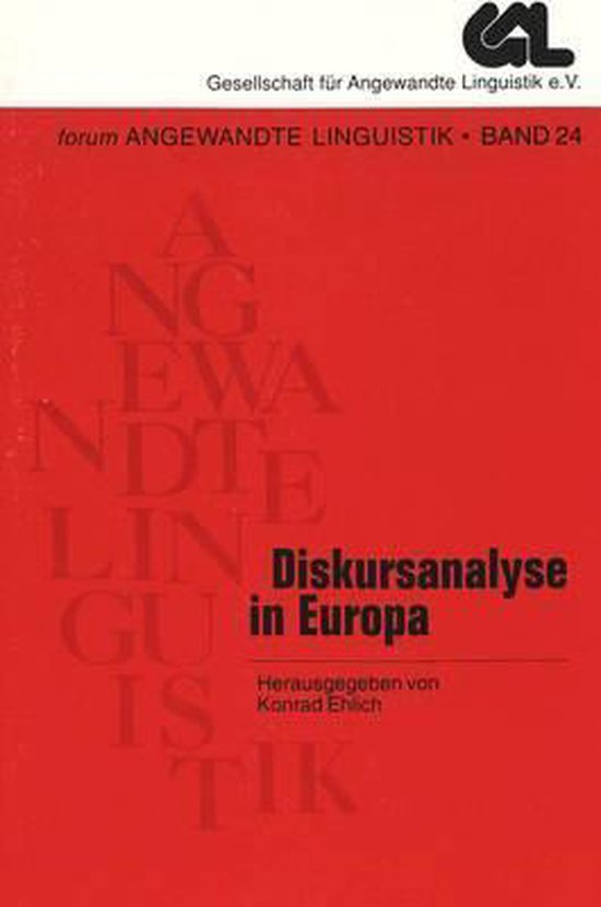 Diskursanalyse in Europa - cover