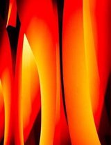 Abstract Flames Notebook