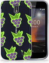 Nokia 1 Uniek TPU Hoesje Druiven