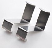 Keuken Handdoekhouder – Set van 2 stuks –deurhaak RVS