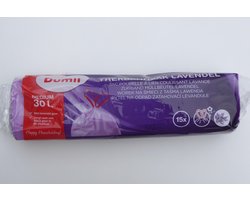 Vermelden Uittreksel Lucky Afvalzak met lavendelgeur - 30 Liter - 15 Zakken - 1 Rol | bol.com