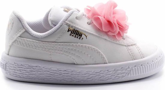 Basket Flower AC Inf / Puma White-Pale Pink - maat 23 | bol.com